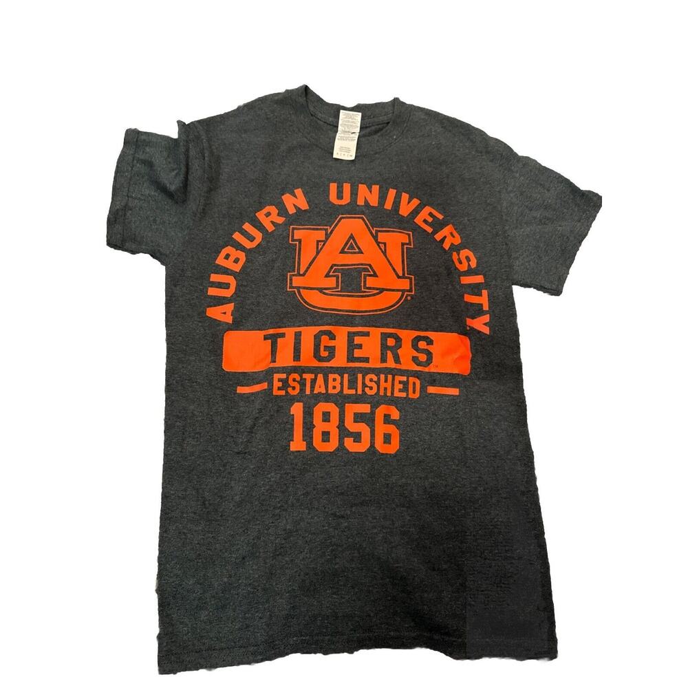 Auburn Tigers Est 1856 Small Graphic Tshirt V15